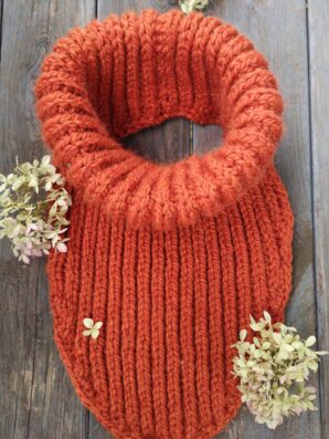 Komin/Golf/Otulacz  Mia rudy na zamówienie