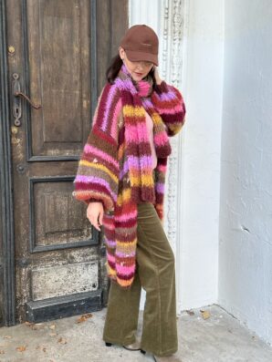 Kardigan Silvia plus szal Silvia