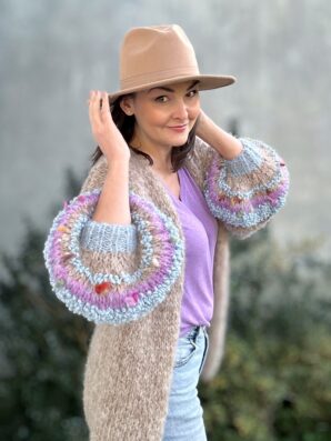 Kardigan Blue Pearl 75 cm NA ZAMÓWIENIE