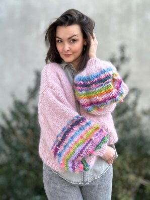 Kardigan Eliana jasny róż