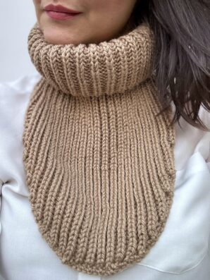 Golf/komin/otulacz Zola camel